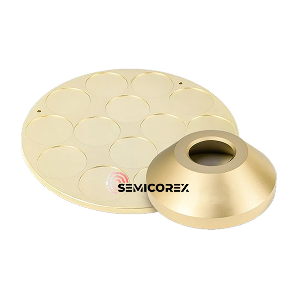 TaC coated components in semiconductor